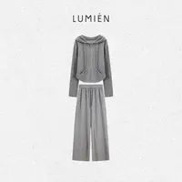【LUMIEN 新品】2025年秋冬新款休闲松驰感连帽运动套装LX5EZY62