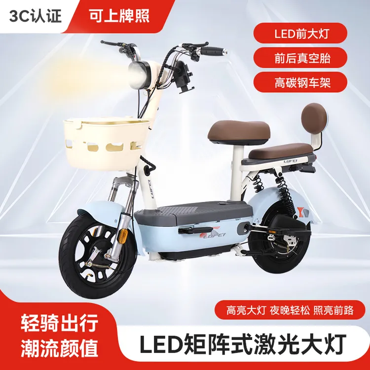 新国标48V电动自行车成人男女两轮代步车大续航