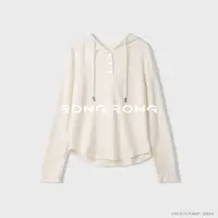 溶溶【云朵锁温】RONGRONG 山羊绒莱赛尔发热锁温连帽卫衣6815
