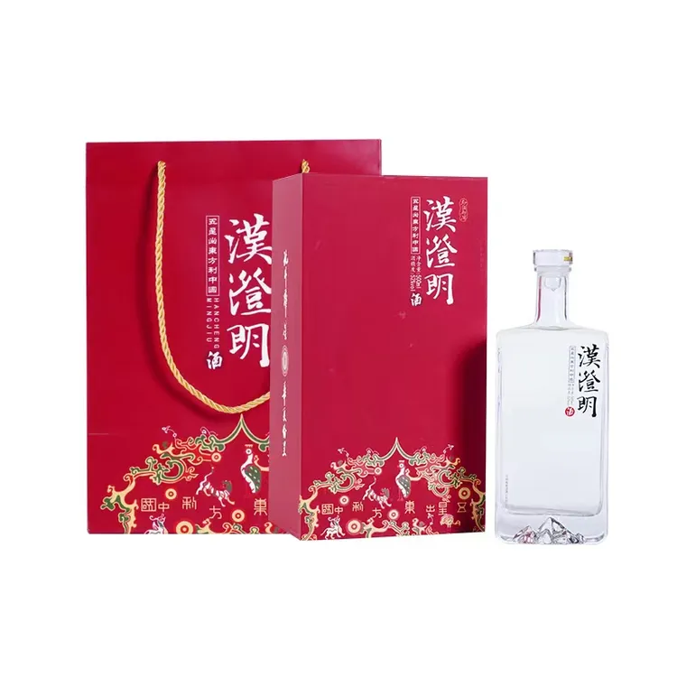 汉澄明汉澄明红色经典吉林非遗纯粮烧锅清香白酒52度