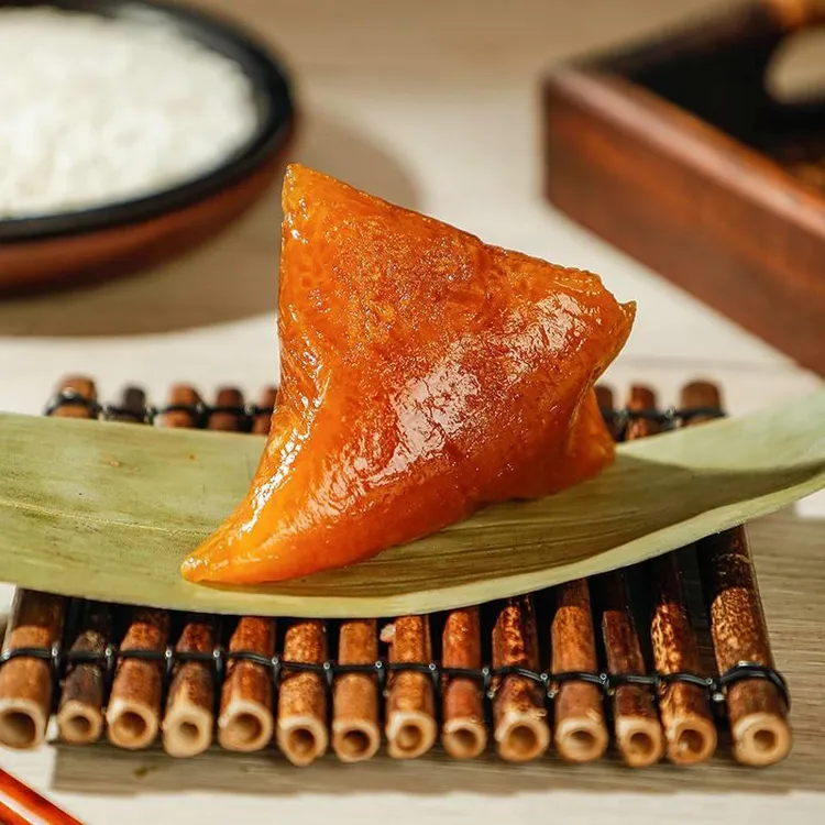 广东客家高潭灰水粽子糯米粽子即食甜粽碱水粽红豆沙蜜枣端午送礼