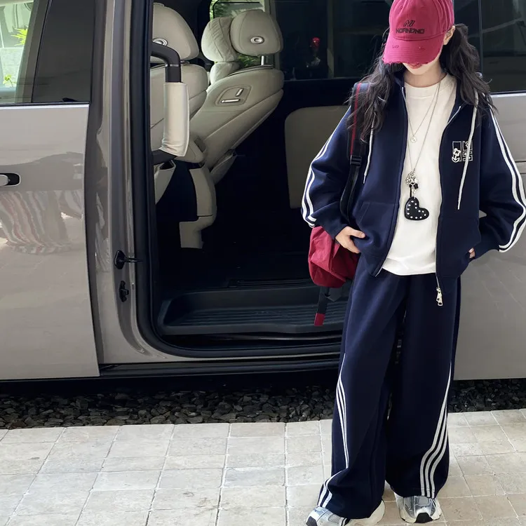 大童女装12-15岁初中女孩潮装女童秋季套装儿童衣服洋气休闲运动