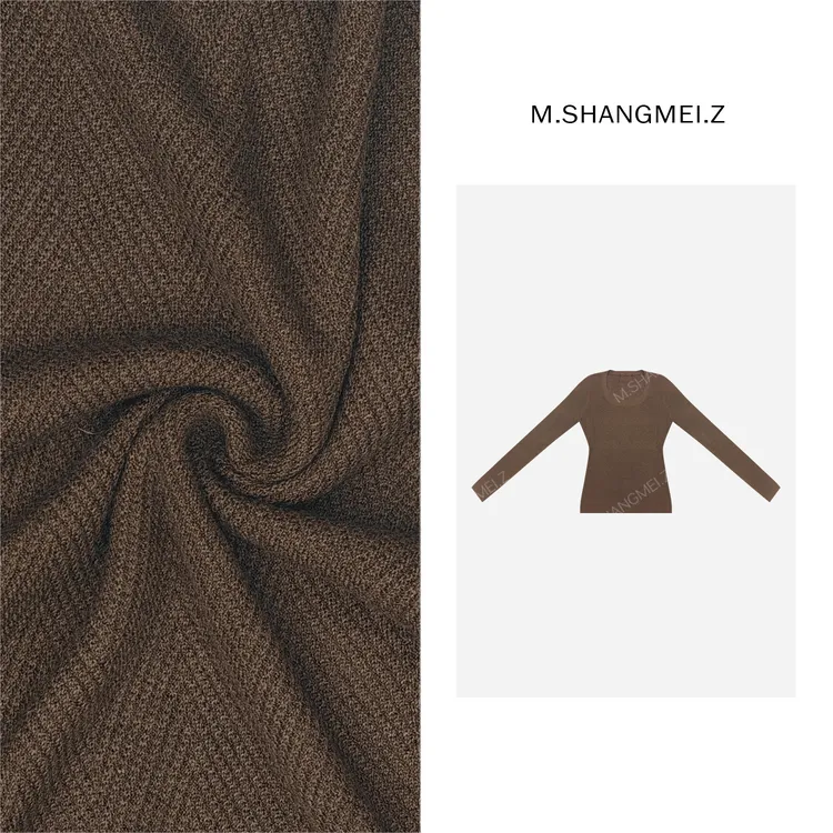 M.SHANGMEI.Z/沐熙【鱼骨衫】美大哥百搭修身显瘦毛针织衫x093026