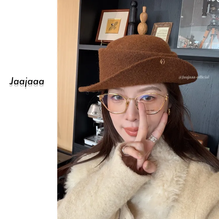 Jaajaaa小众设计时尚简约气质百搭渔夫帽