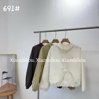 小时候女装店连帽女休闲风秋季长袖拉链短外套691