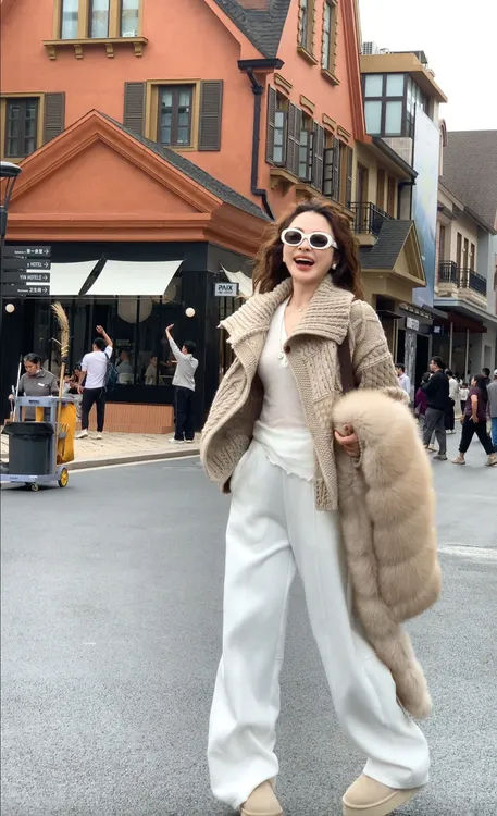 Singularity Me 10A 00247 翻领绞花宽松慵懒风显瘦针织开衫外套