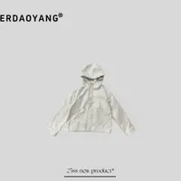 ERDAOYANG "日照金山" 新款满印字母口袋连帽外套WTC047