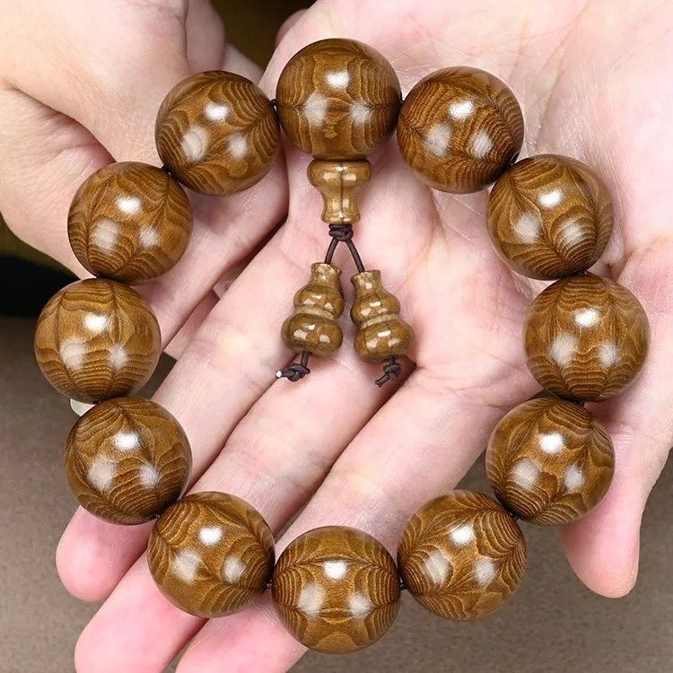 正宗五台山六道木手串降龙木男女款天然老料精美纹路高端正品盘玩商品图