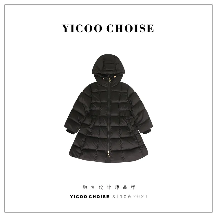 （专柜限定）YICOO【长白山】亲子新国标90白鸭绒长款外套YC257330