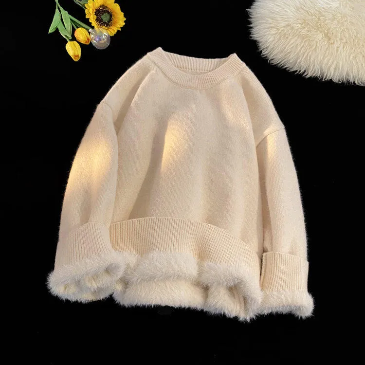 东北特厚加绒毛衣男冬季零下40度滑雪服内搭针织衫哈尔滨防寒外套