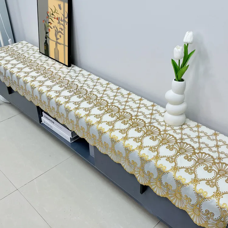 75宽电视垫柜垫餐边柜垫鞋柜防水长方形桌布防油防烫免洗茶几盖布