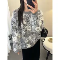 【迷雾花园圆领毛衣】巨巨巨软糯！百搭休闲拉毛圆领毛衣JS6