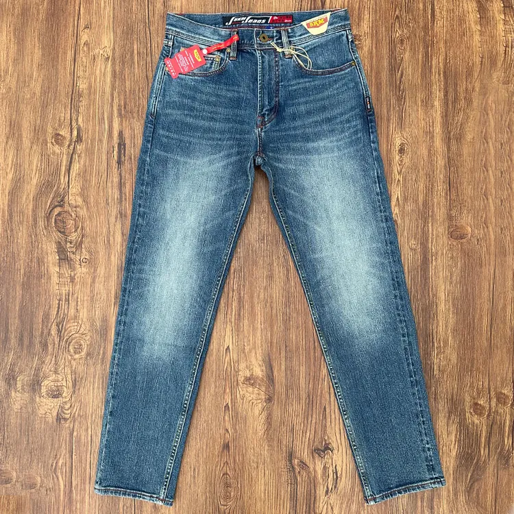 重磅15盎司1302赤耳丹宁牛仔裤男2025秋冬款弹力修身直筒男士裤子