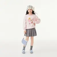 皇室童缘童装女童圆领卫衣春秋新款印花上衣休闲17780232001