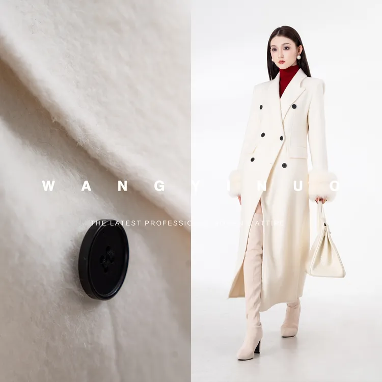 MD定制·依诺【袖间暖锋】2025冬季款时尚显瘦气质百搭羊毛长款外套