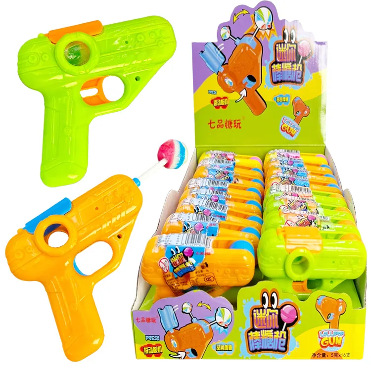 网红吃糖神器儿童糖果玩具迷你手枪棒棒糖出糖机器趣味男女孩礼物