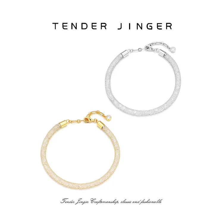 Tender Jinger 坠链均925银 意大利【钱袋子】璀璨星河手链项链5G