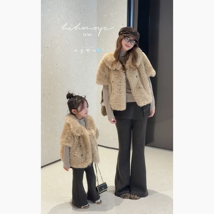 【迷雾少女】十六Hihoniya~2025冬季亲子轻奢环保托斯卡纳羊毛马甲