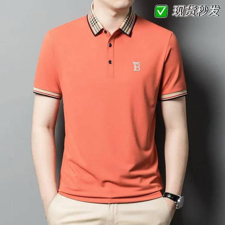 【专柜正品】夏季新款刺绣polo衫百搭商务短袖中年男男装男士t恤