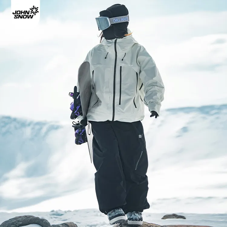 John snow滑雪服套装女款单板防水厚3L全压胶26款滑雪衣裤套装男