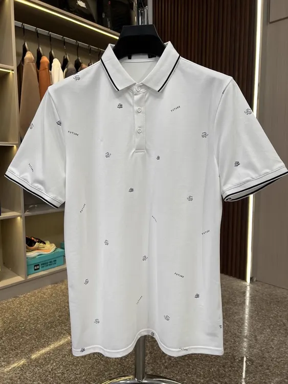 （052）品牌撤柜剪标老虎POLO夏季新款男士短袖T恤翻领半袖简约