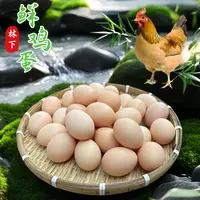 【闽耀】林下 鲜鸡蛋 规格：30枚/箱 净含量：1500克