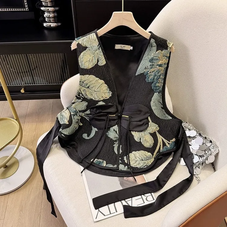 新中式薄棉马甲外套女春秋冬2025年新款今年流行爆款外穿背心马夹