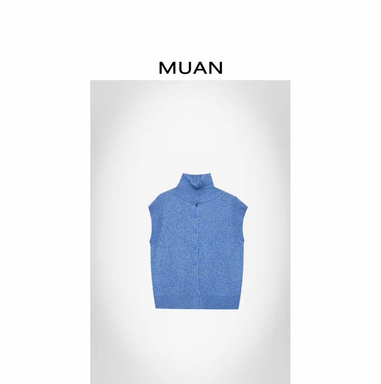 木岸MUAN：《悉尼歌剧院马甲》定制335克高级马甲上衣女D-DG3-165