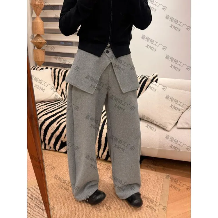 XMM.【加绒屁帘卫裤】休闲裤时尚百搭潮流显瘦洋气百搭冬保暖HA1636