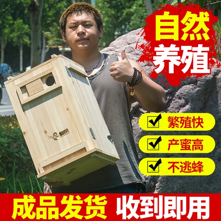 【成品发货】蜂荣竖养颠倒三峡箱蜜蜂养殖蜂箱养蜂箱批发厂家直销