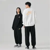 潮酷卫衣套装街头风印花宽松版型嘻哈风休闲两件套