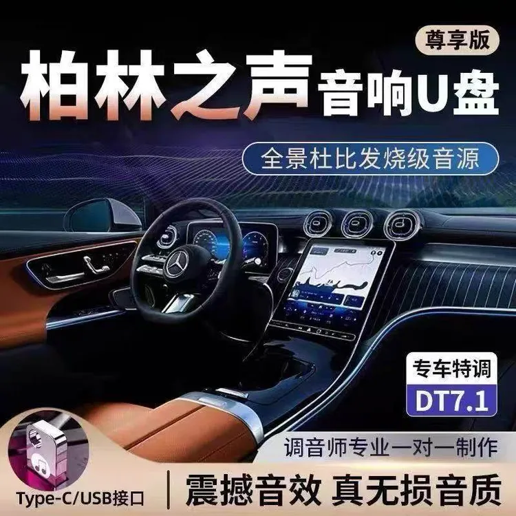 汽车载u盘歌曲2025新款柏林之声无损品质热门流行音响专用音乐F12商品图
