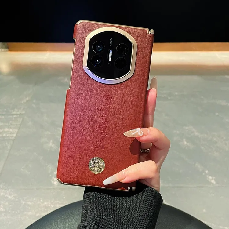 【黄财神】适用华为MateX7手机壳MateX6典藏版X5秒变X7高档招财纳福