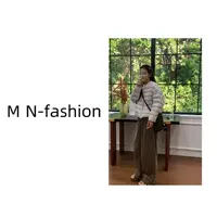 极简短款宽松时髦排骨羽绒服8658