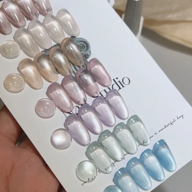  光纯美甲水光猫眼系列 单瓶 美甲色胶美甲专用J-174