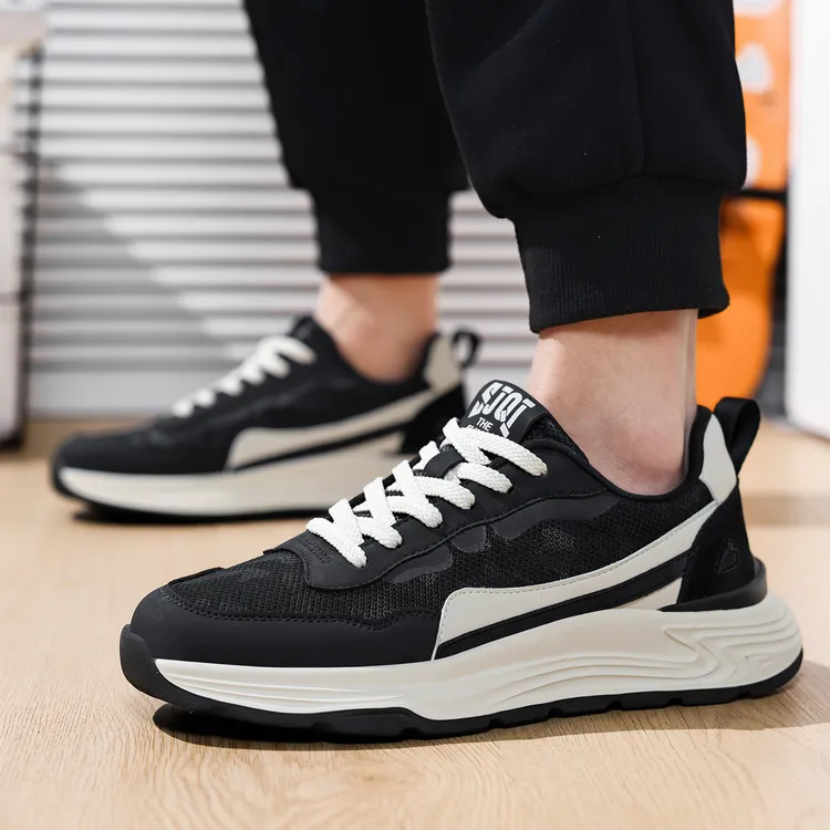 男士鞋子男鞋阿甘鞋简约休闲鞋网面韩版痞帅夏季透气防滑运动鞋