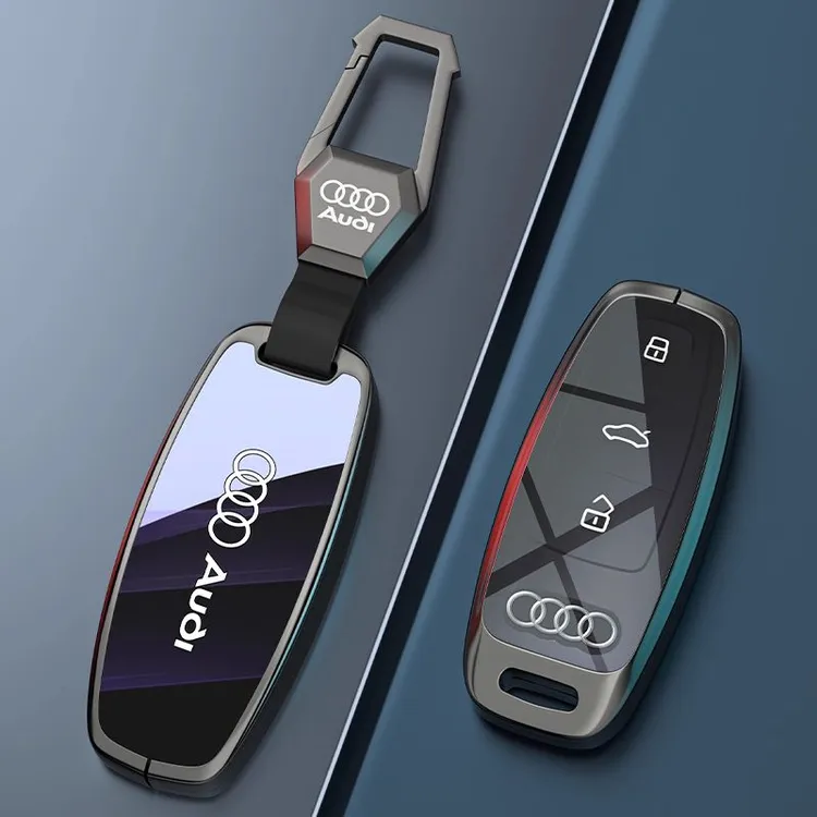 25新款奥迪a6l钥匙套a4l车q5l a3 q3 a6 a7l a3l a4专用壳扣高级