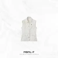 MBNL-F“劳伦马甲” 时尚经典棱纹翻领棉服马甲 秦磊XM-XMJ3684