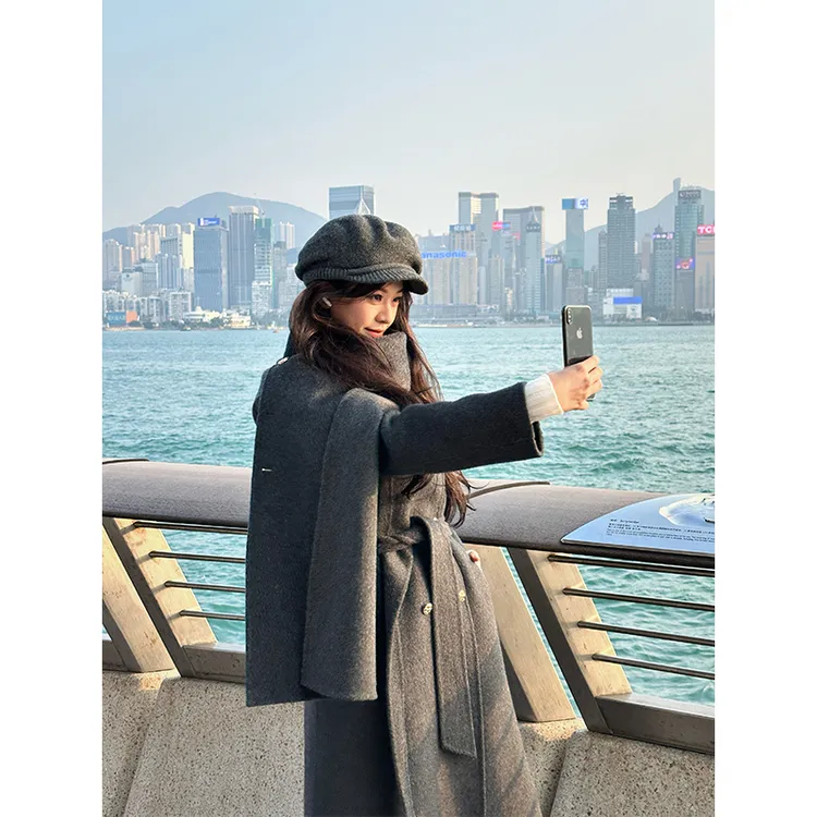 六指导 贩卖故事 复古针织贝雷帽女冬加绒保暖时尚百搭大头围帽子