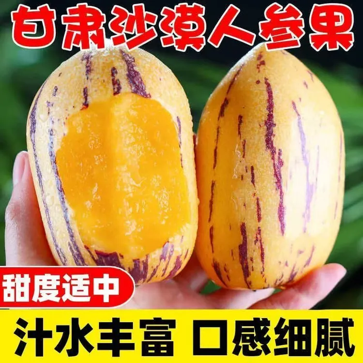 甘肃民勤人参果特大果现摘现发10斤装产地直发黄肉树熟果老人水果