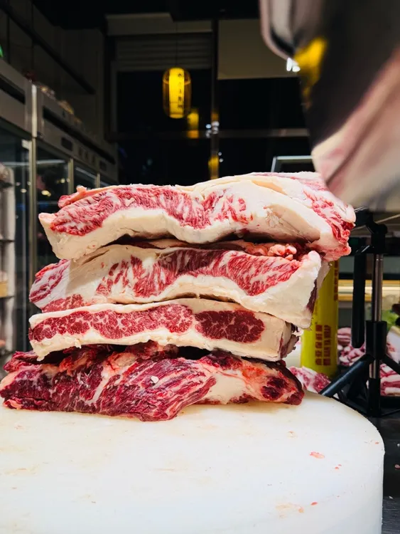 莹莹家安格斯黑牛雪花肋条1-4根去底顺丰空运包邮