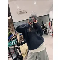 晶咕【费尔日落】韩系休闲慵懒V领针织套头毛衣