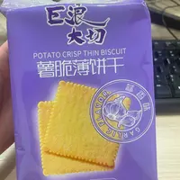 巨浪大切薯脆薄饼干（浓郁蒜香风味）100g*3