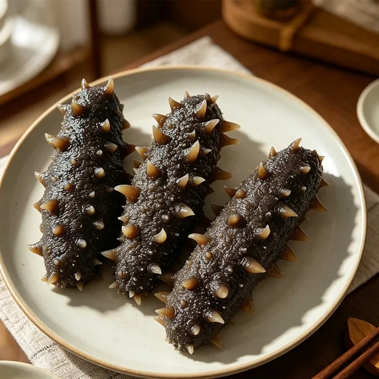 (1斤6-8头左右)即食海参海鲜新鲜鲜食海参深海免泡发开袋即食冷冻