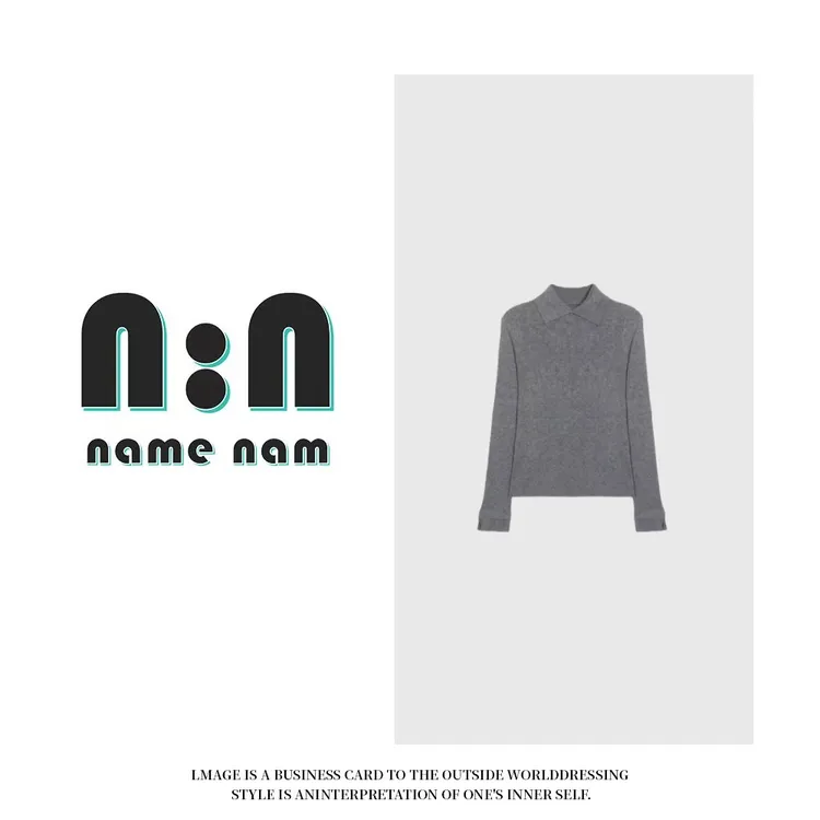 简约时光&秋冬气质加厚百搭针织衫羊毛衫打底套头女8577