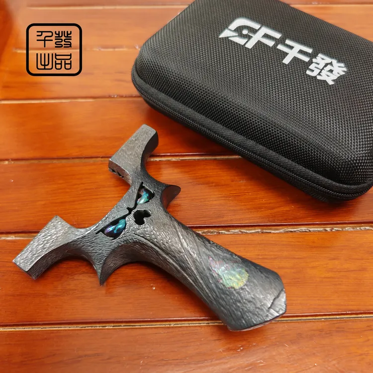 正品千发钛合金恶魔弹弓 户外大炮龙齿精准弹工 成人怀旧玩具