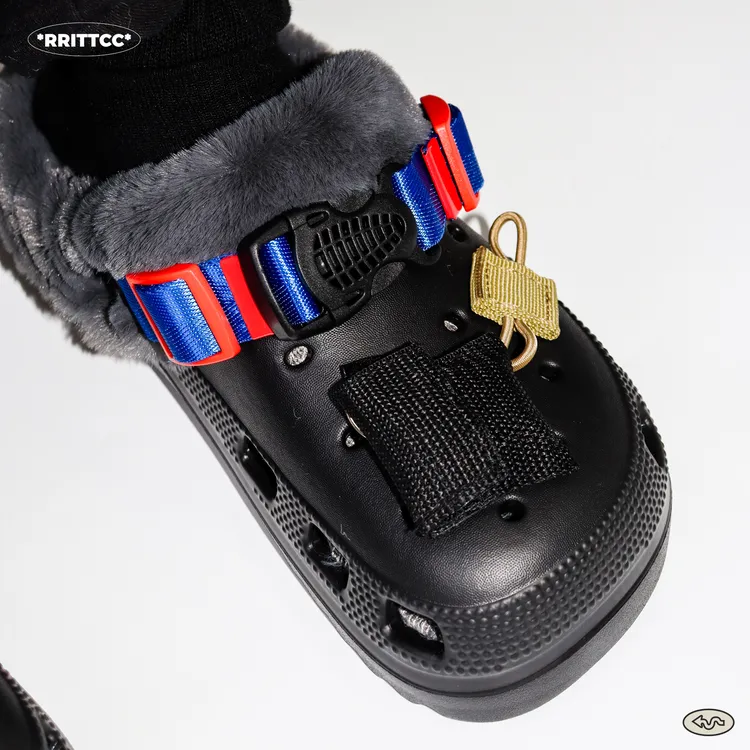 RRITTCC“冲锋队”棉鞋无后跟酷飒外穿冬季2025新款男女加绒棉拖鞋