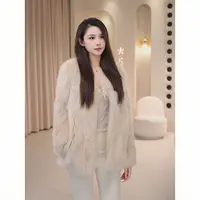 【甜柚柚】新款网红气质型洋气狐狸毛皮草外套皮草外套女A-6630