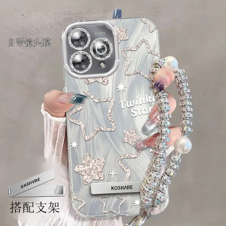 全包摄像头Hi畅享80Pro手机壳全包防摔星星SHR-AN00软壳羽纱新款
