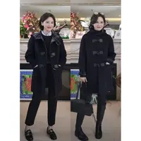 我是摩羯 牛角扣双面呢大衣 80支苏丽羊驼毛美利奴羊毛秋冬外套